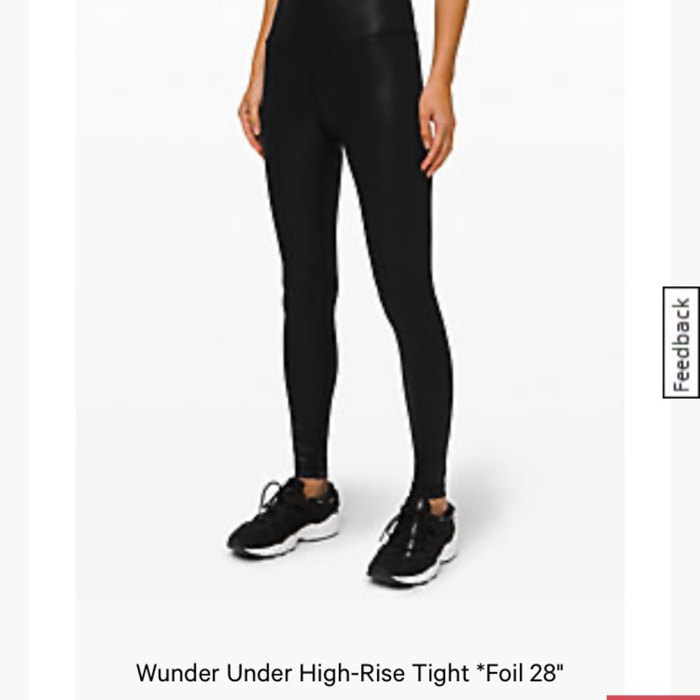 Lululemon Wunder Under Hi-Rise *Foil